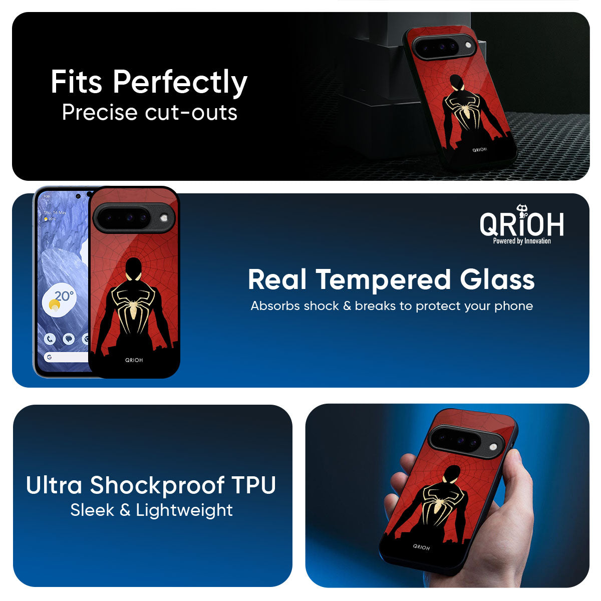 Mighty Superhero Glass Case For Google Pixel 10 5G