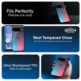 Rainbow Laser Glass Case for Google Pixel 10 5G