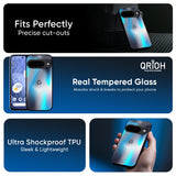 Blue Swan Shadow Glass Case for Google Pixel 10 5G