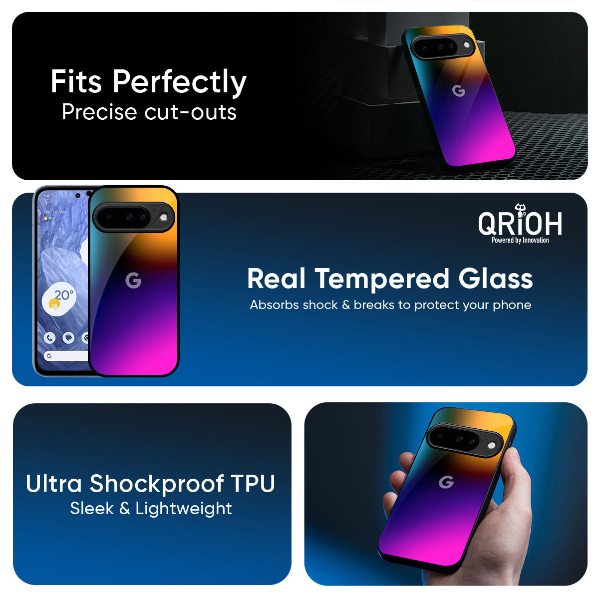 Prism Color Glass Case for Google Pixel 10 Pro 5G