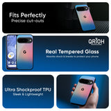 Blue & Pink Ombre Glass case for Google Pixel 10 Pro 5G