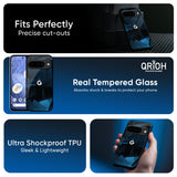 Polygonal Blue Box Glass Case For Google Pixel 10 Pro 5G