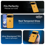 Fluorescent Yellow Glass case for Google Pixel 10 Pro 5G