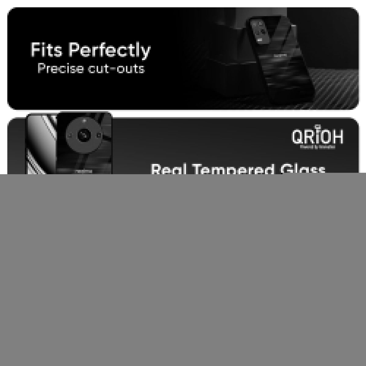 Blue Rough Abstract Glass Case for Realme 14 Pro 5G