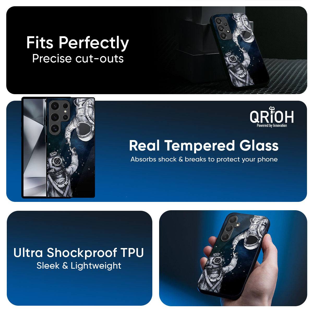 Astro Connect Glass Case for Samsung Galaxy M56 5G