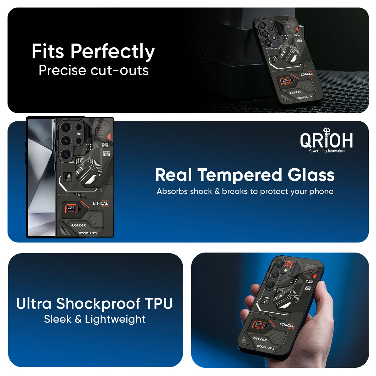 Tech Aesthetics Glass Case for Samsung Galaxy M56 5G