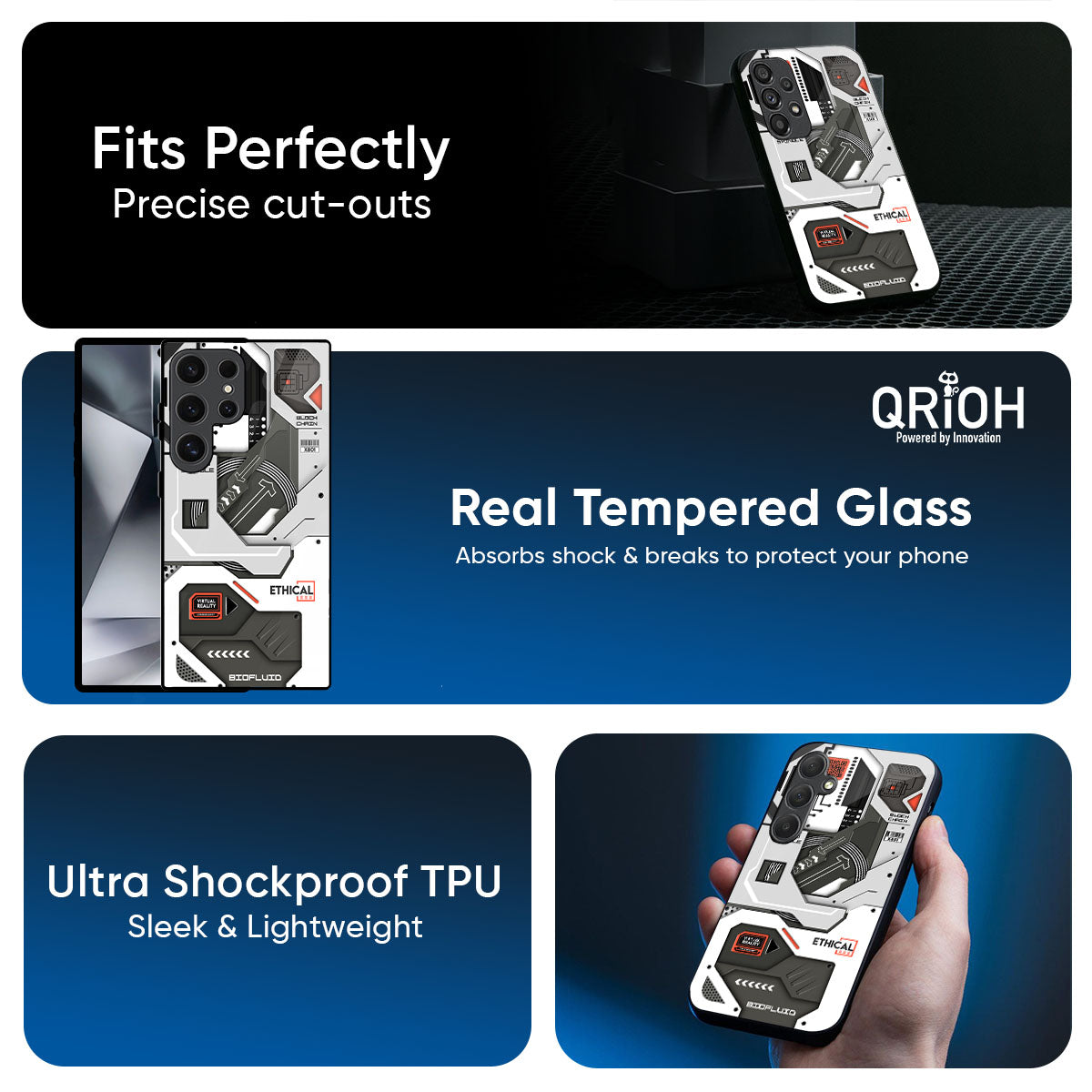 Explore Circuit Glass Case for Samsung Galaxy M56 5G