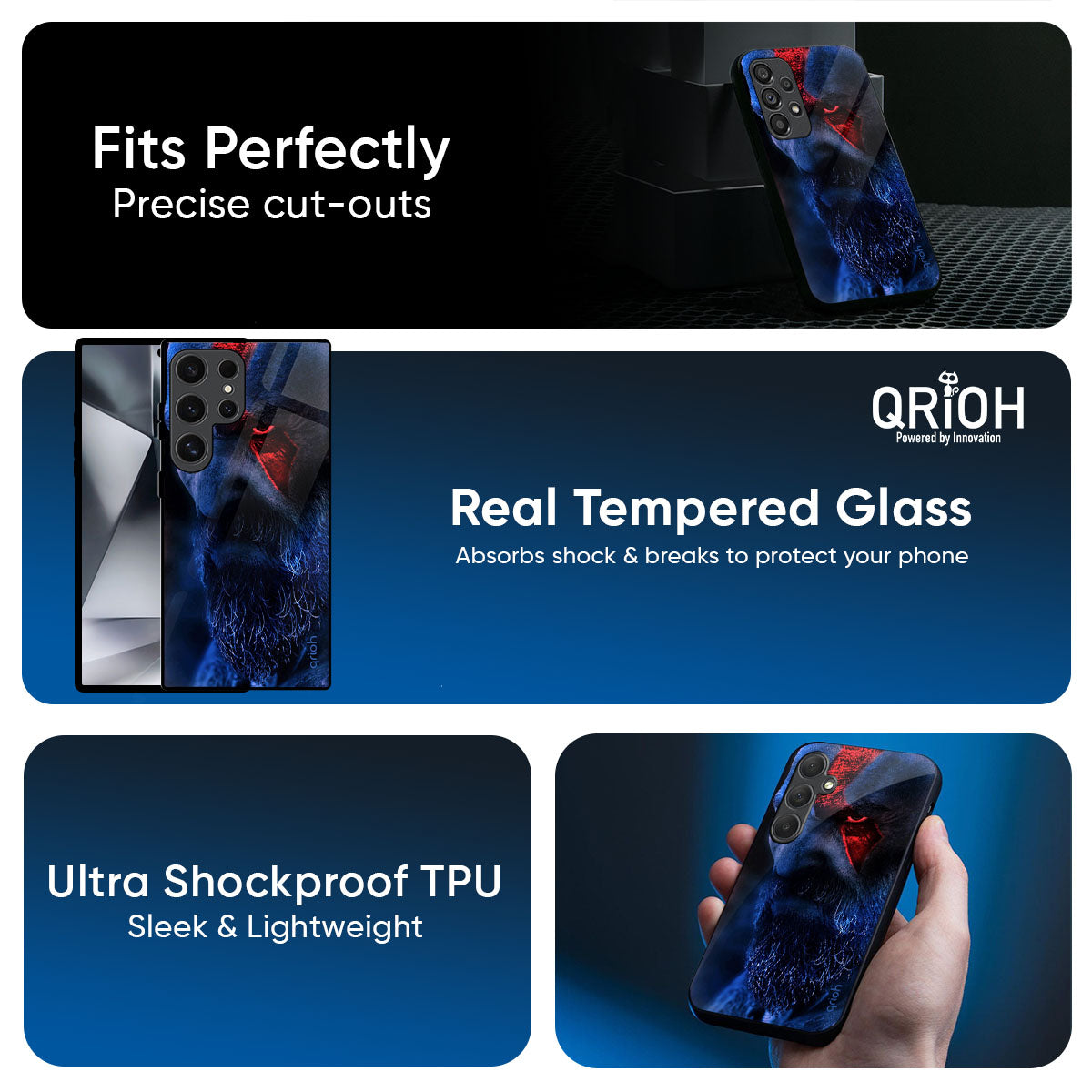 God Of War Glass Case For Samsung Galaxy M56 5G