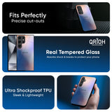 Blue Mauve Gradient Glass Case for Samsung Galaxy S25 FE 5G