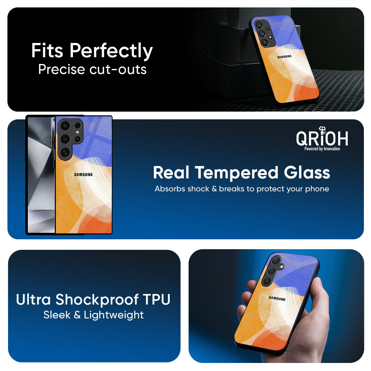 Creative Canvas Glass Case for Samsung Galaxy A57 5G