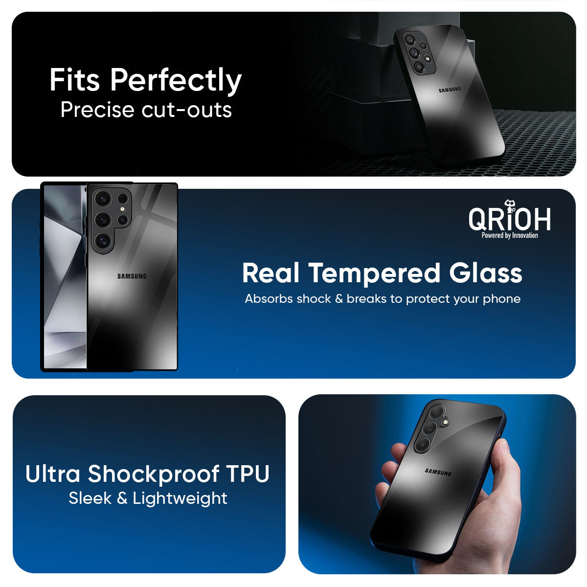 Blackspot Glass Case for Samsung Galaxy A57 5G
