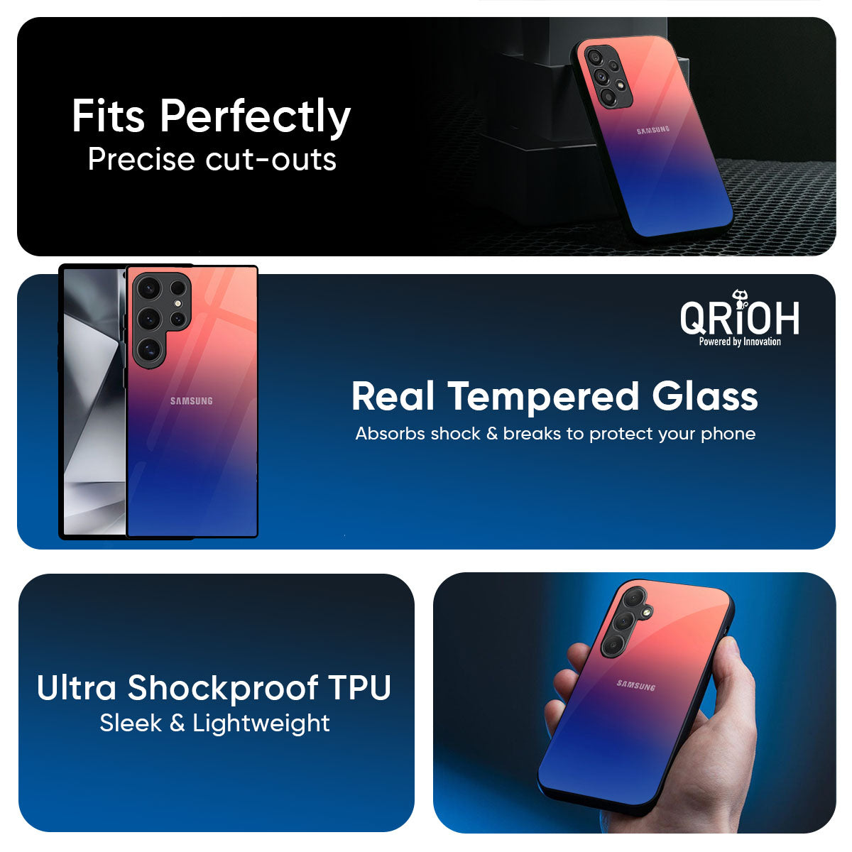 Dual Magical Tone Glass Case for Samsung Galaxy A57 5G