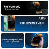 Grainy Yellow Glass Case for Vivo V40e 5G