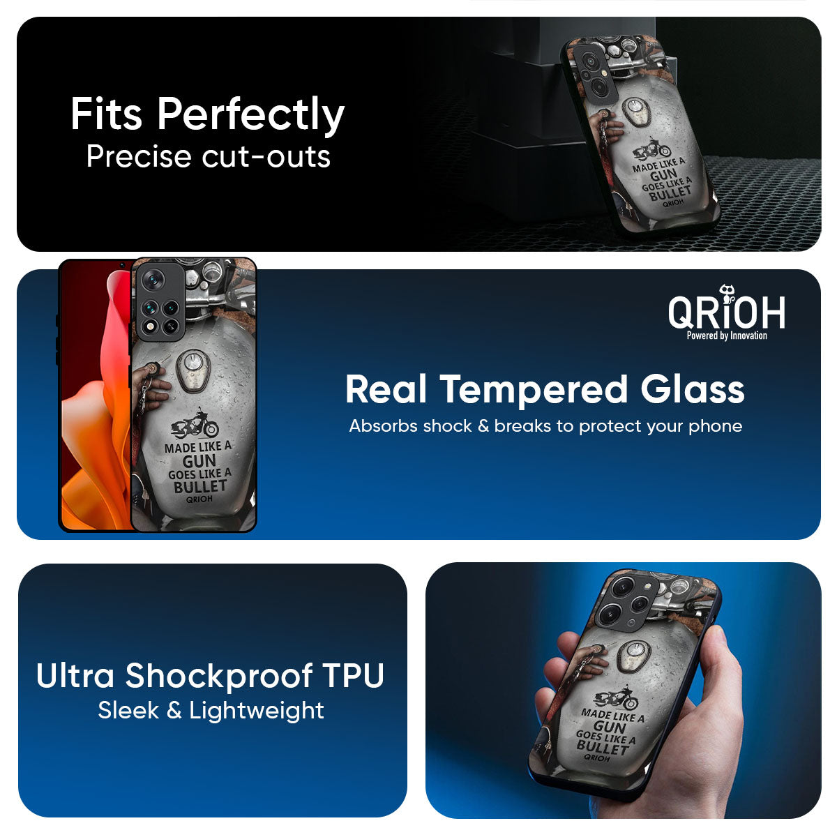 Royal Bike Glass Case for Redmi note 15 Pro +