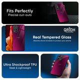 Pink Burst Glass Case for Redmi 15 5G