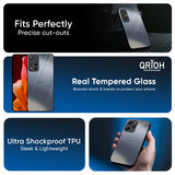 Space Grey Gradient Glass Case for Redmi 15 5G