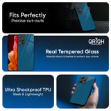 Cobalt Blue Glass Case for Redmi 15 5G
