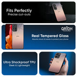 Golden Mauve Glass Case for Redmi 15 5G