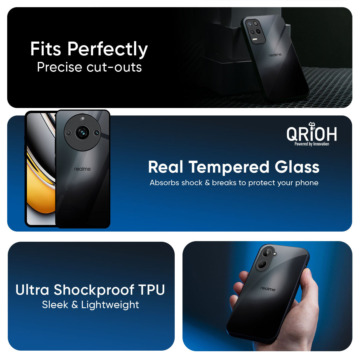 Sky Flow Glass Case for Realme GT7 Pro