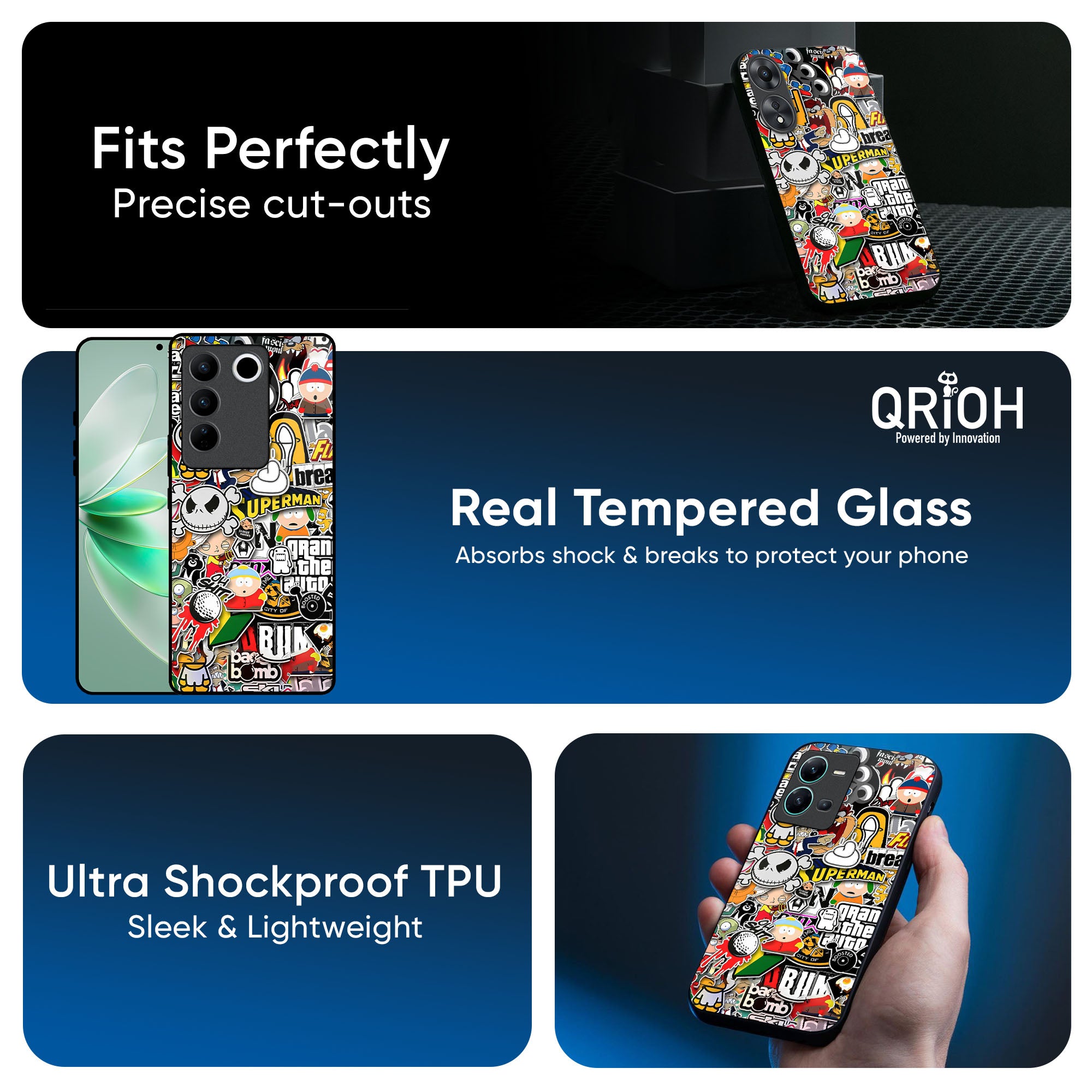 Boosted Glass Case for Vivo Y300 5G