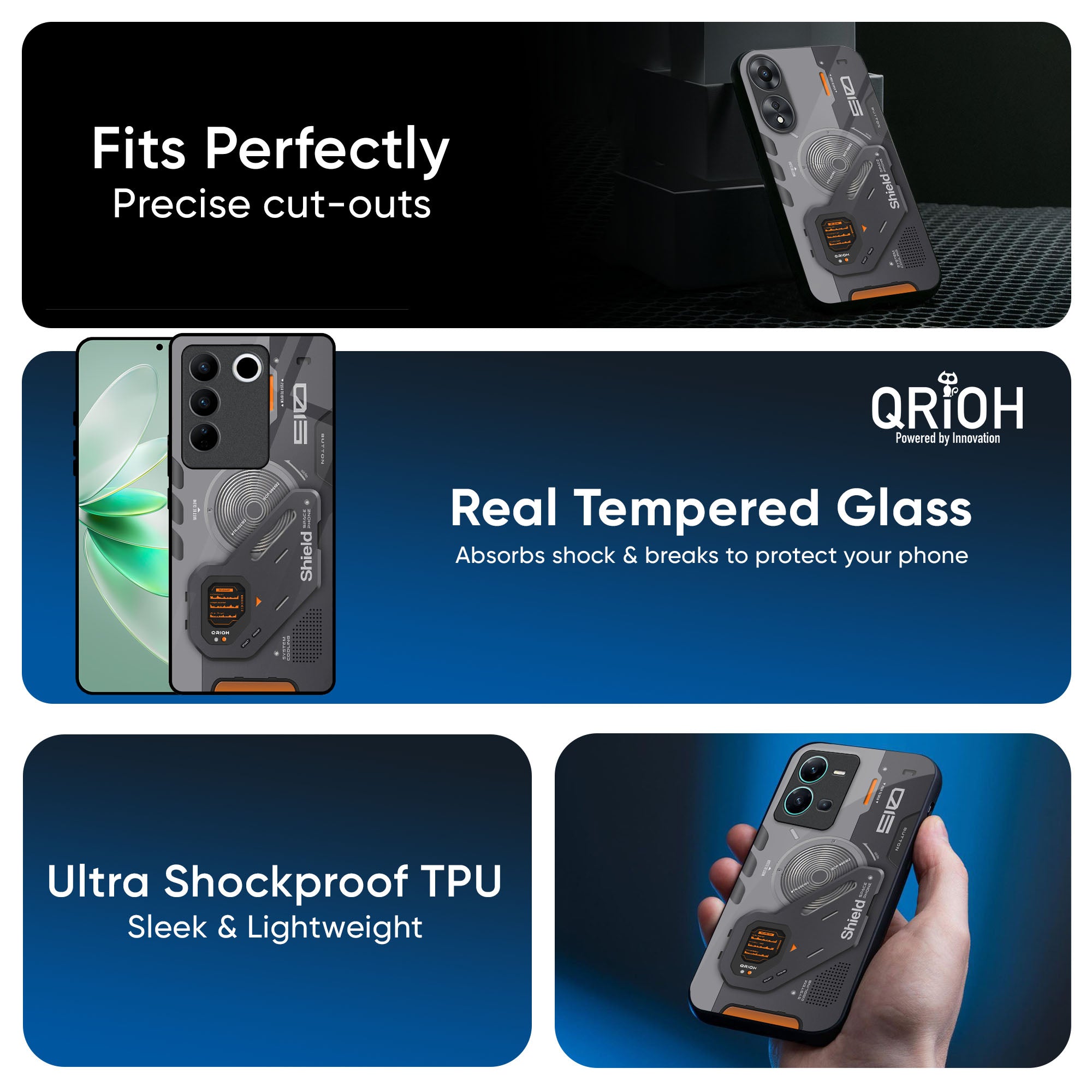 Tech Lifestyle Glass Case for Vivo X50 Pro