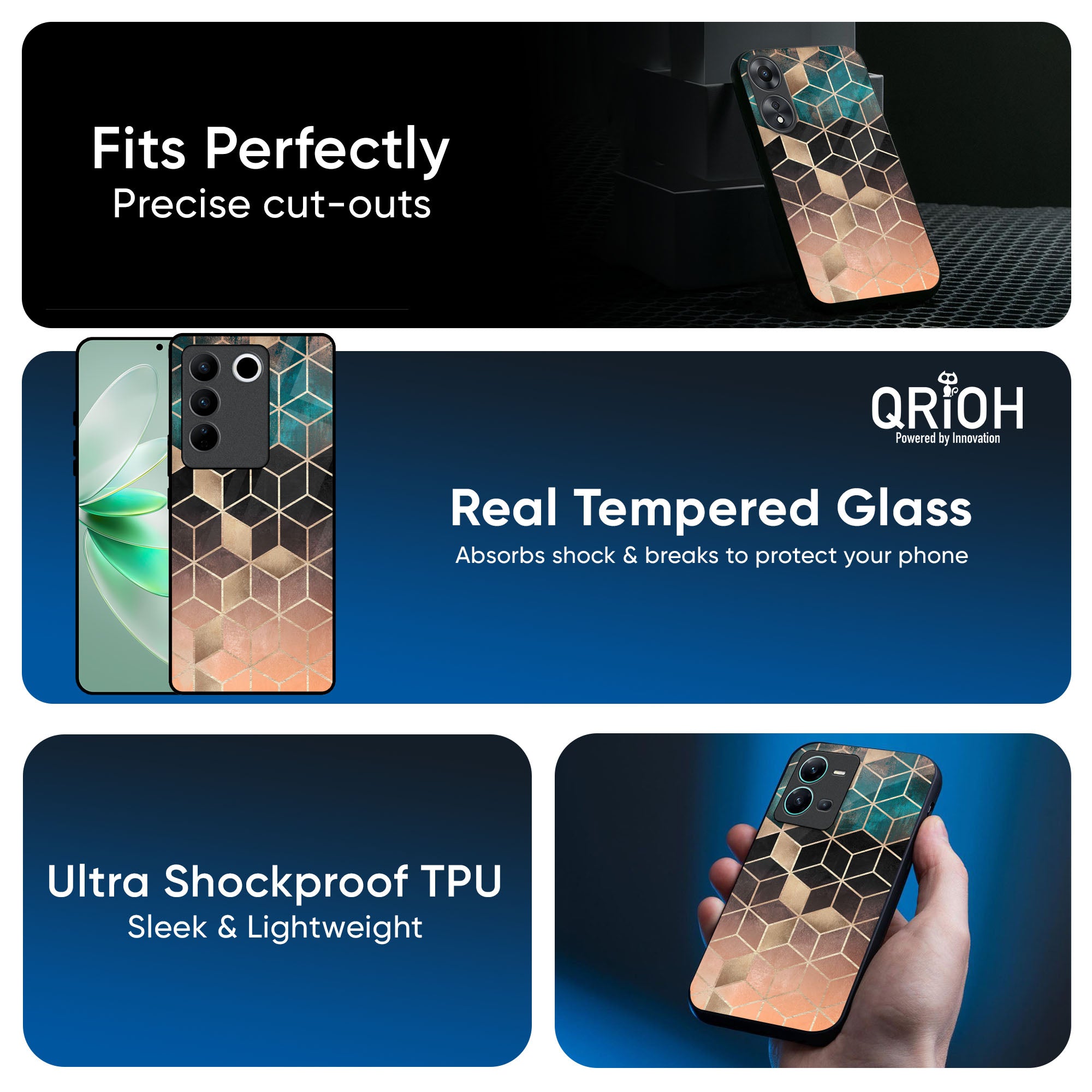 Bronze Texture Glass Case for IQOO 13 5G