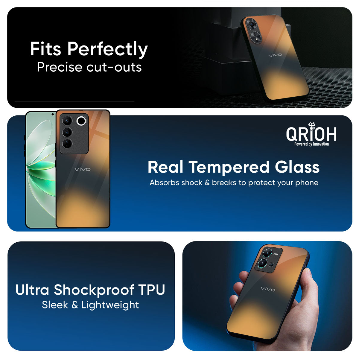 Blurry Art Glass Case for IQOO 13 5G