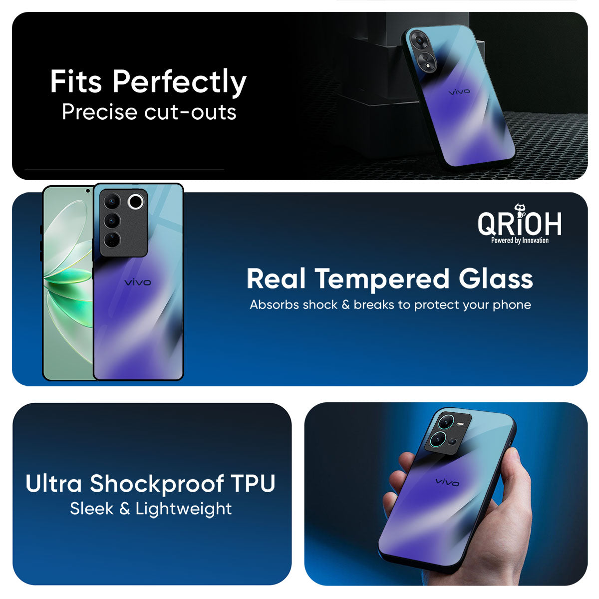 Mystical Gradient Glass Case for IQOO 13 5G