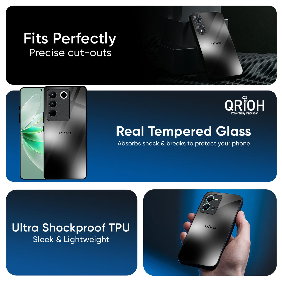 Blackspot Glass Case for IQOO Z9s Pro 5G