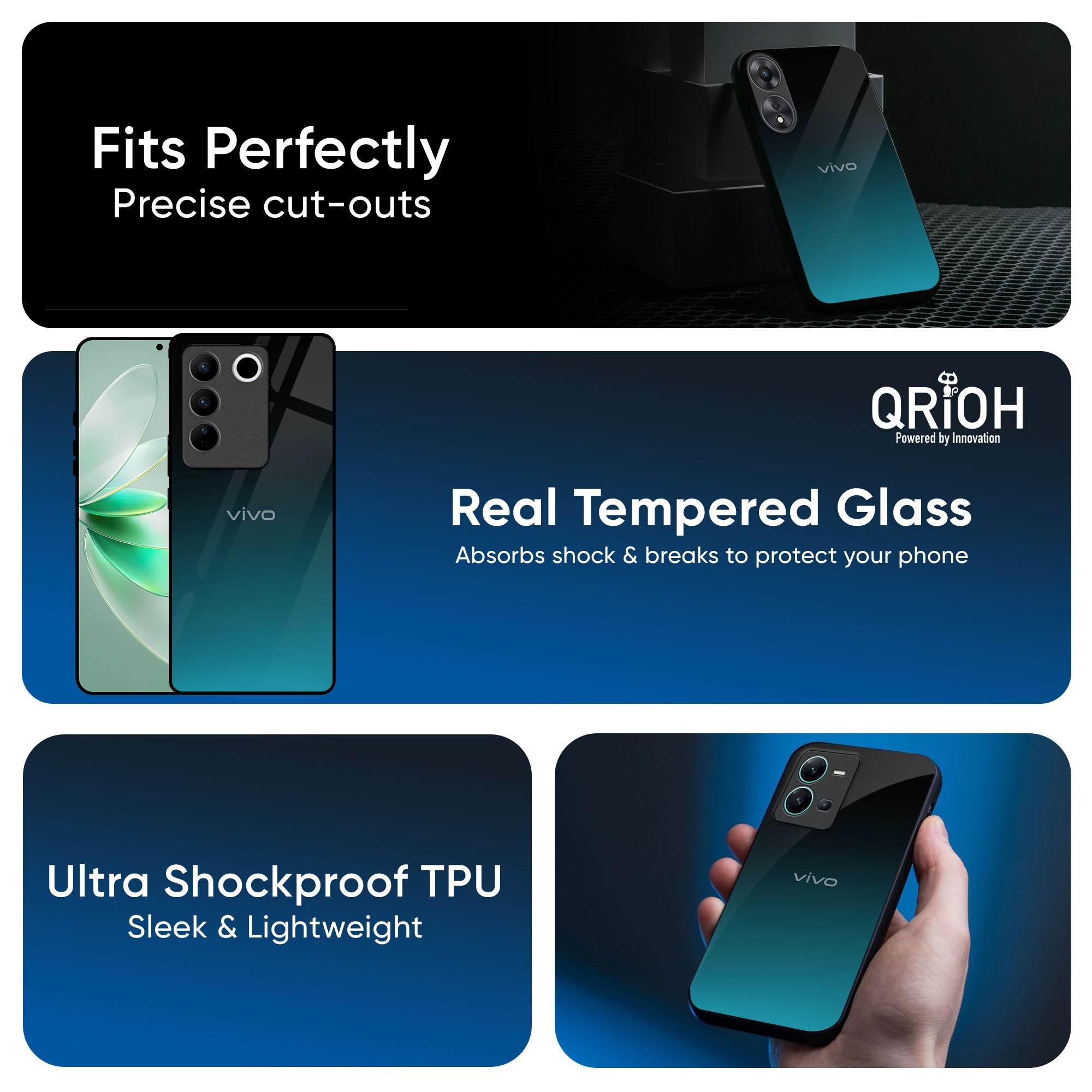 Ultramarine Glass Case for IQOO Z9s Pro 5G