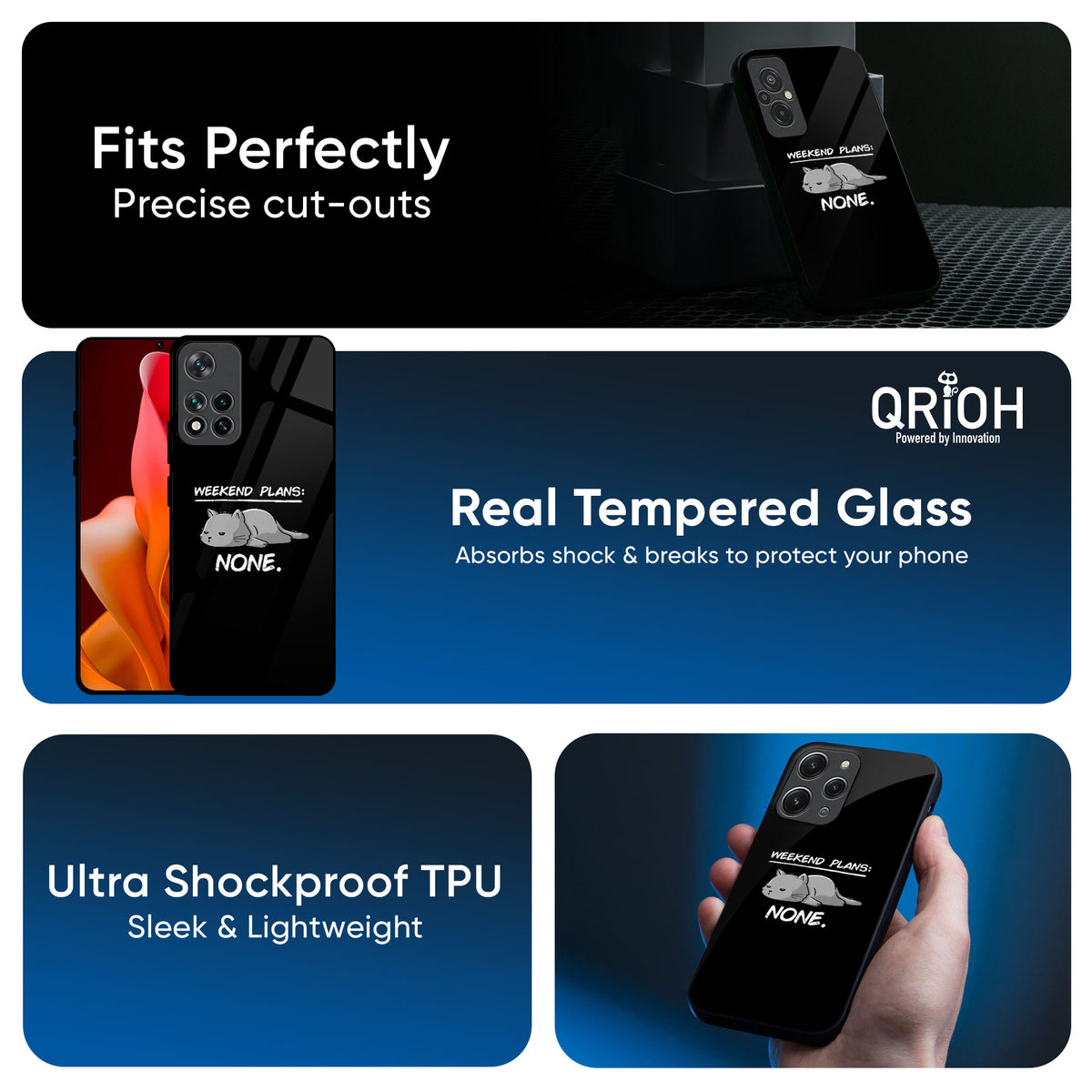 Weekend Plans Glass Case for Redmi Note 11 Pro Plus 5G