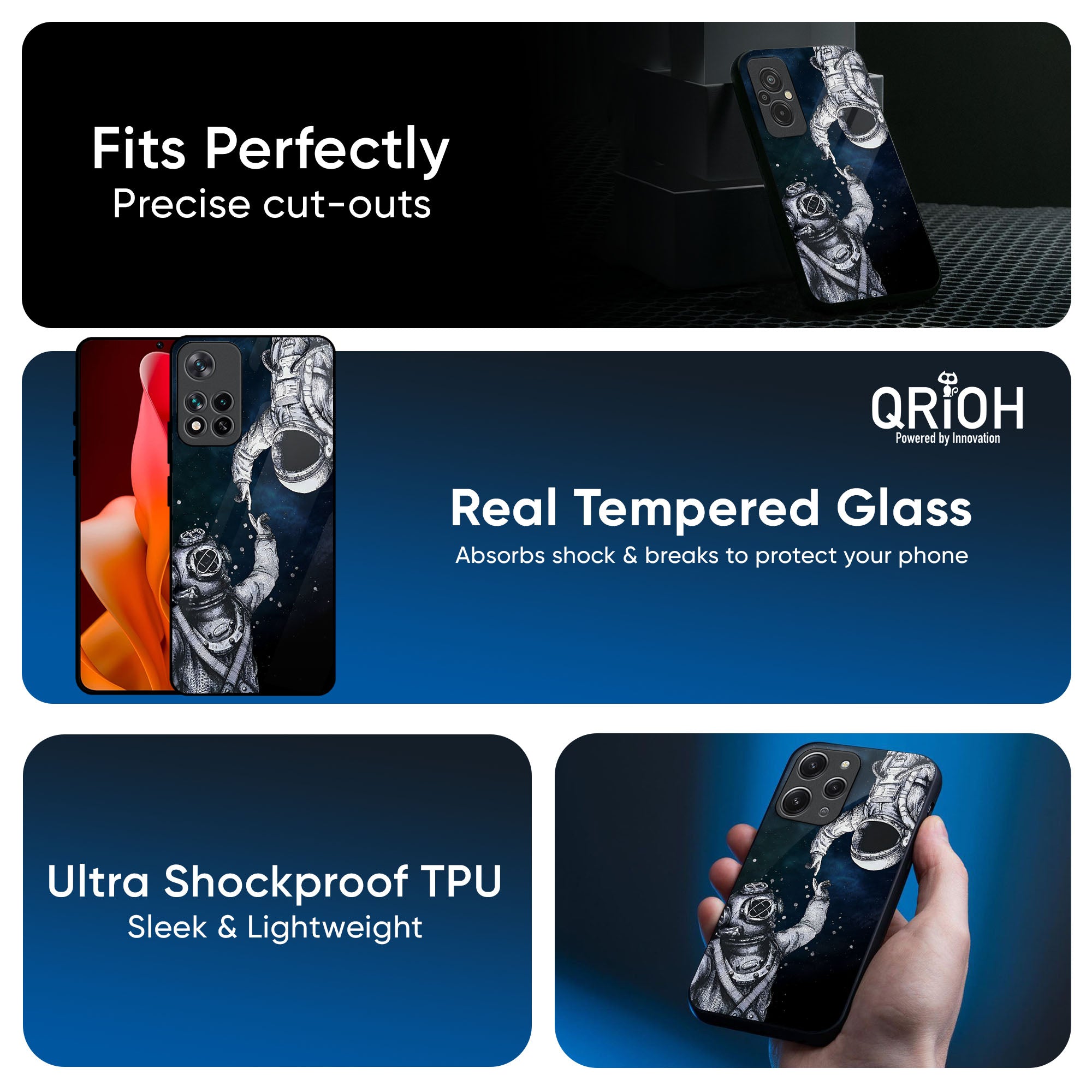 Astro Connect Glass Case for Redmi Note 14 5G