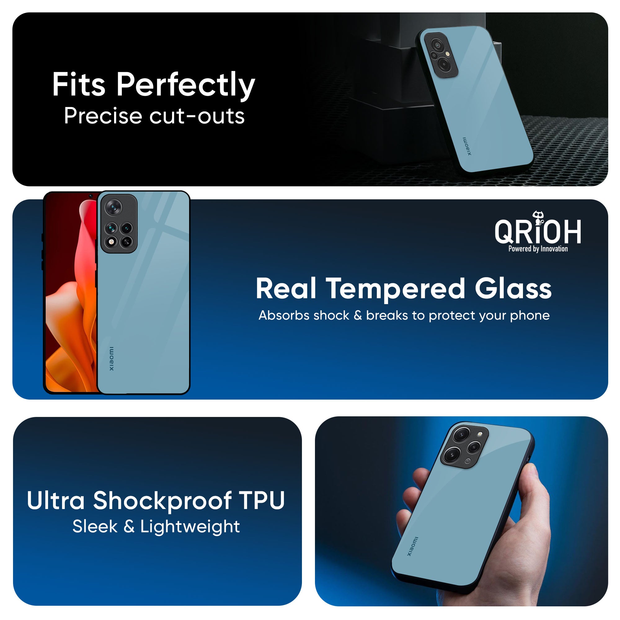 Sapphire Glass Case for Redmi Note 14 5G