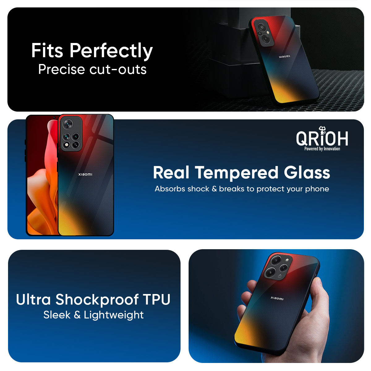 Prismatic Glass Case for Redmi Note 14 5G
