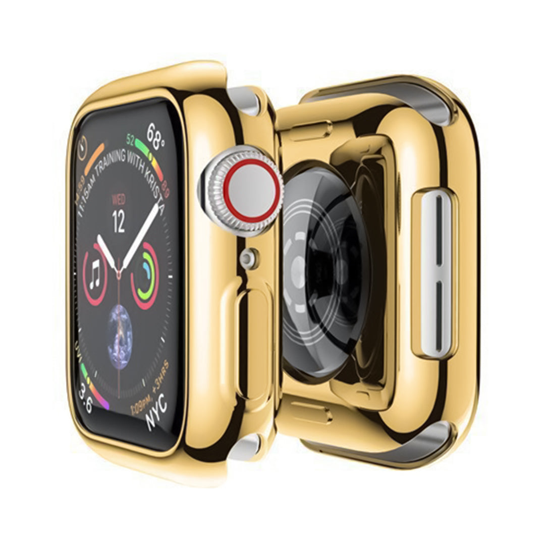 Gold TPU Full Protection Apple Watch Case