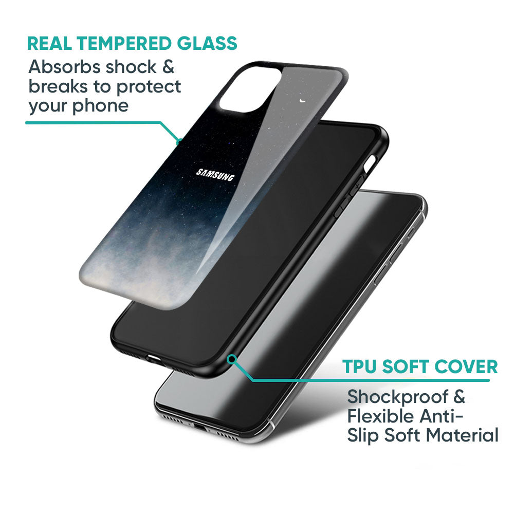 Aesthetic Sky Glass Case for Samsung Galaxy A03