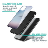 Light Sky Texture Glass Case for Samsung Galaxy A03