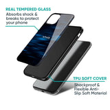 Blue Rough Abstract Glass Case for Vivo Y200 5G