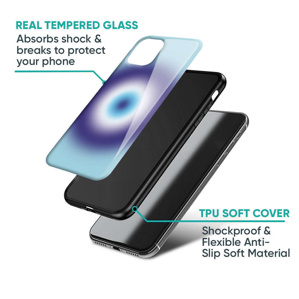 Evil Eye Art Glass Case for Samsung Galaxy A72