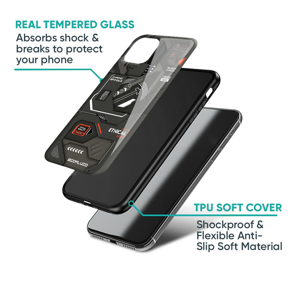 Tech Aesthetics Glass Case for iPhone XS Max