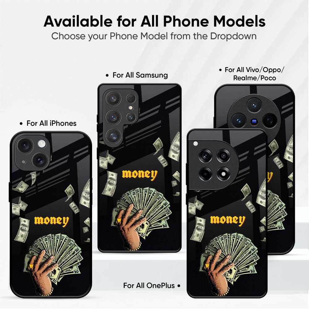 Cash clutch Glass Case
