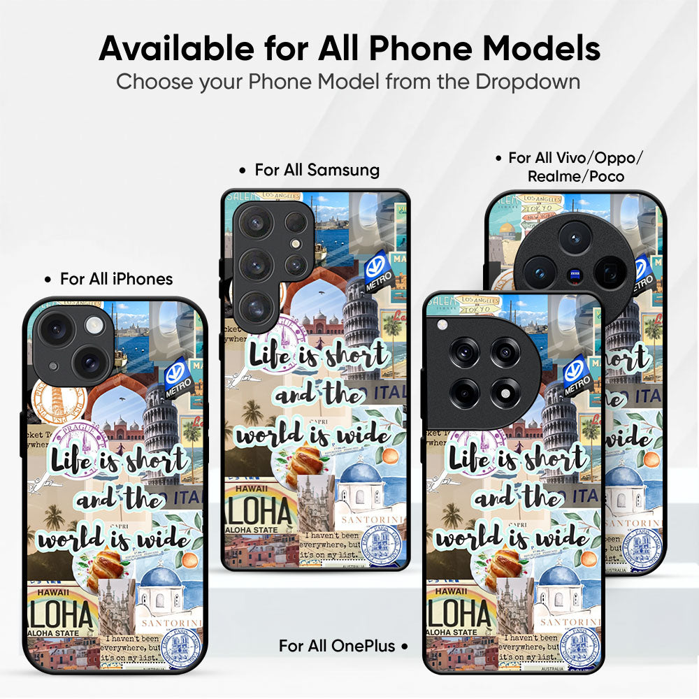 Live Wide Glass Case