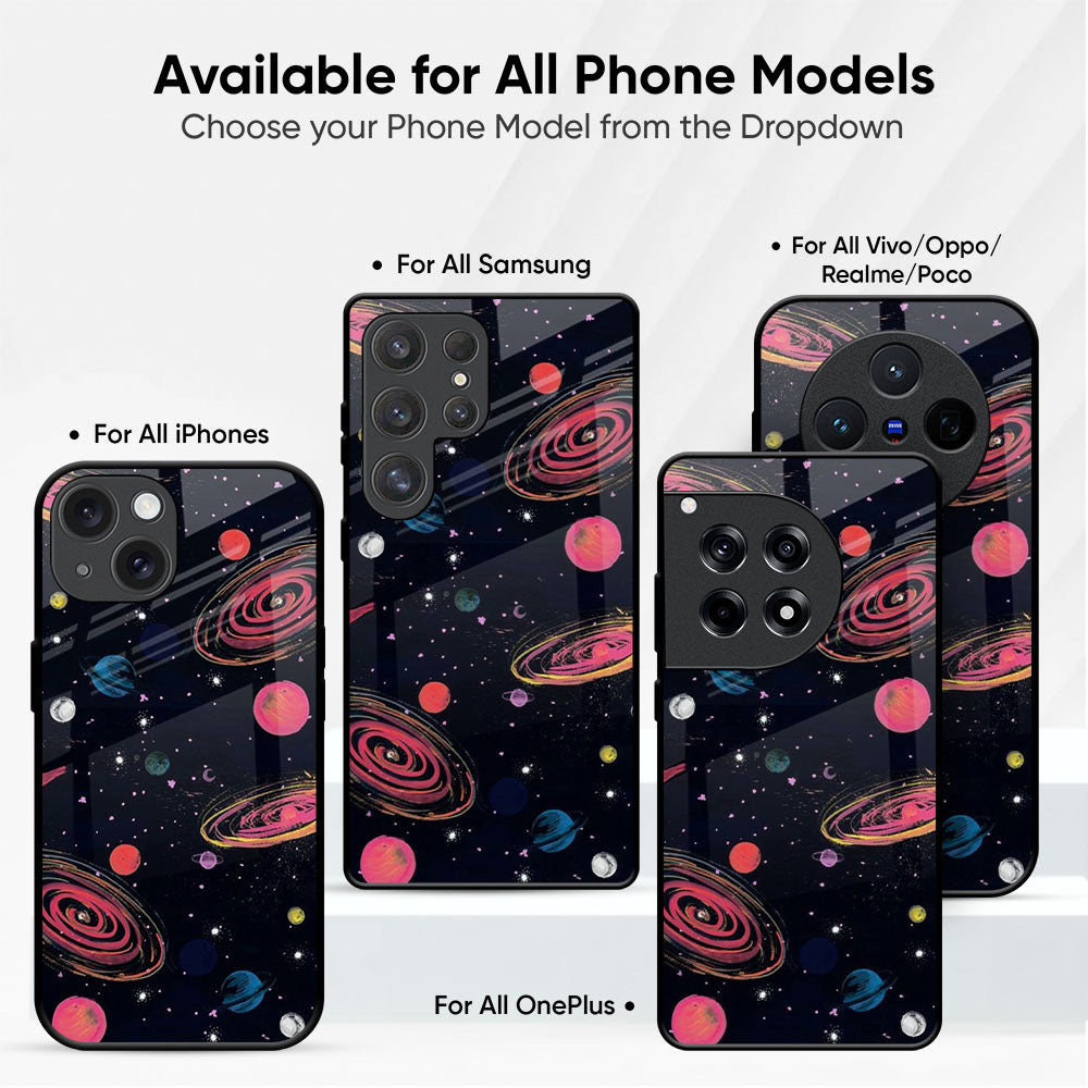 Galaxy In Dream Glass Case