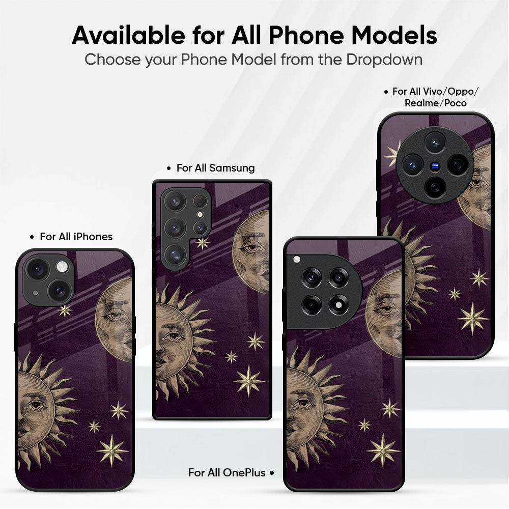 Sun & Moon Glass Case