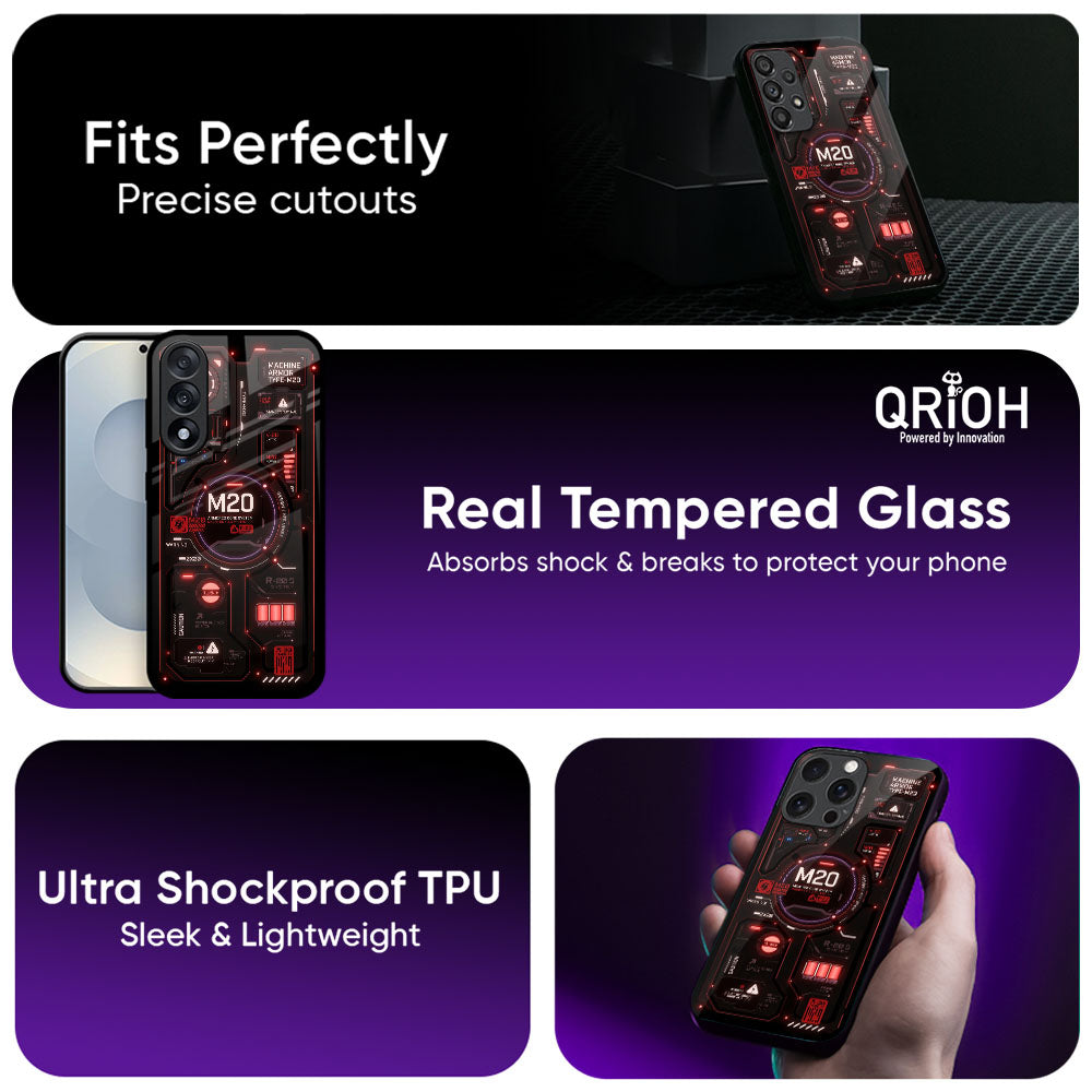Fusion Engine Glass Case - Glass Back Cover for Phone (View 3)