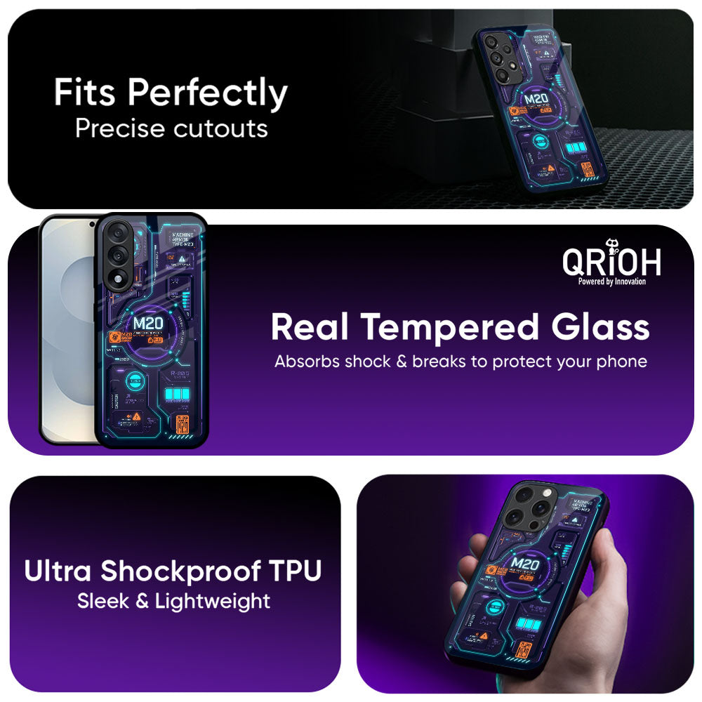 Neon Nexus Glass Case - Glass Back Cover for Phone (View 3)