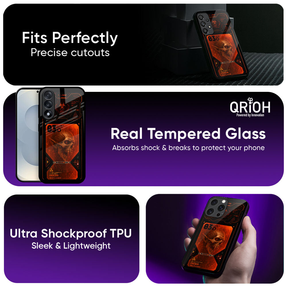Skull Reaver Glass Case - Glass Back Cover for Phone (View 3)