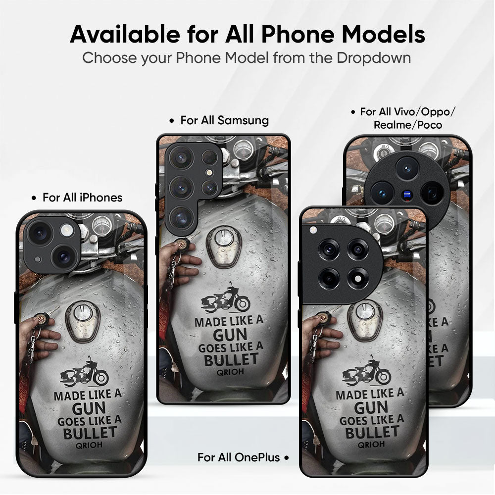Royal Bike Glass Case
