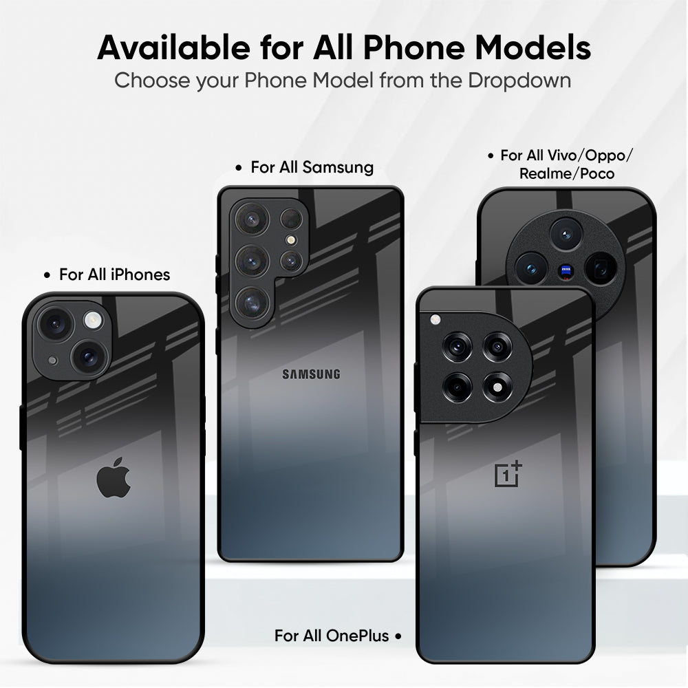 Dramatic Grey Glass Case