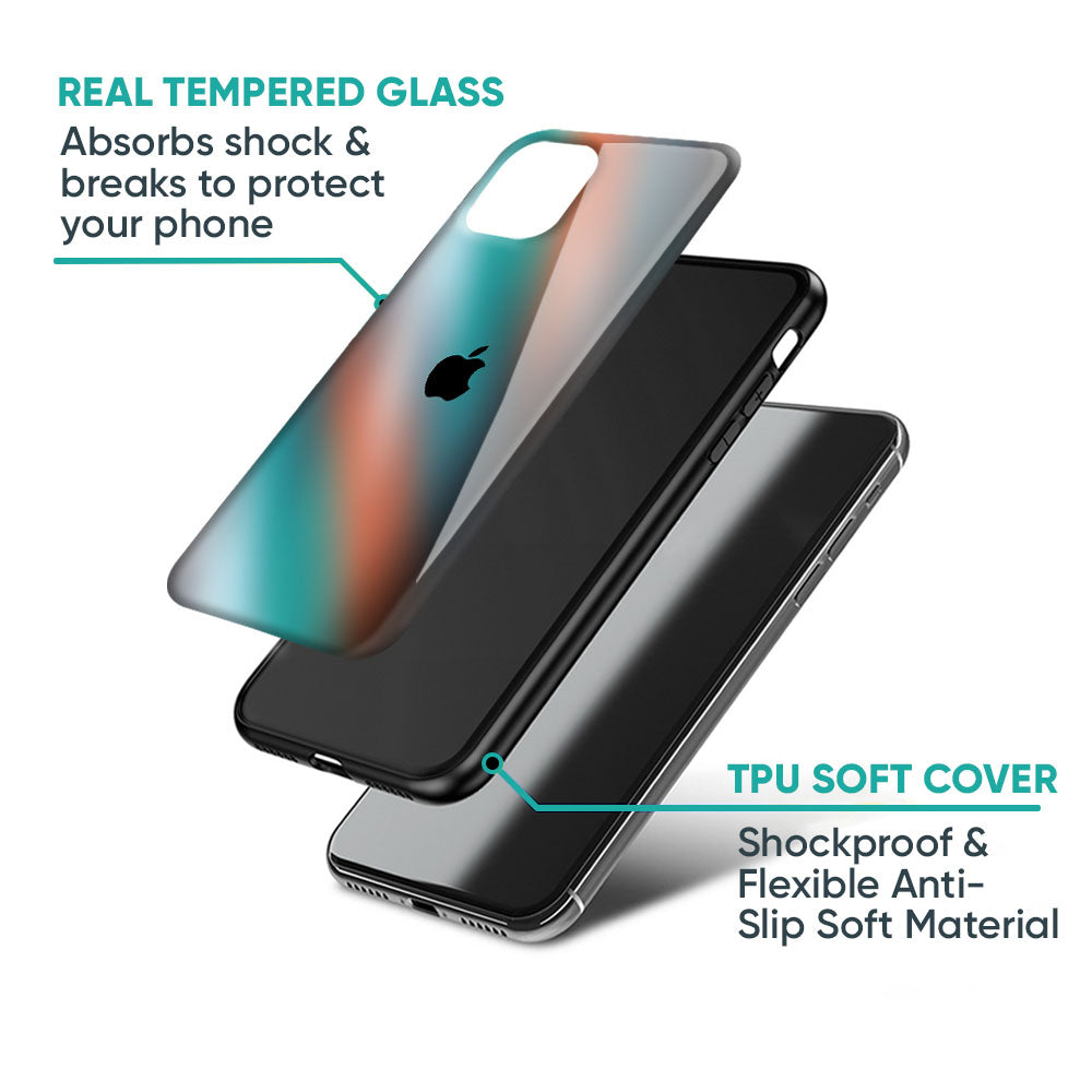 Melted Emerald Glass Case for iPhone 16 Pro Max